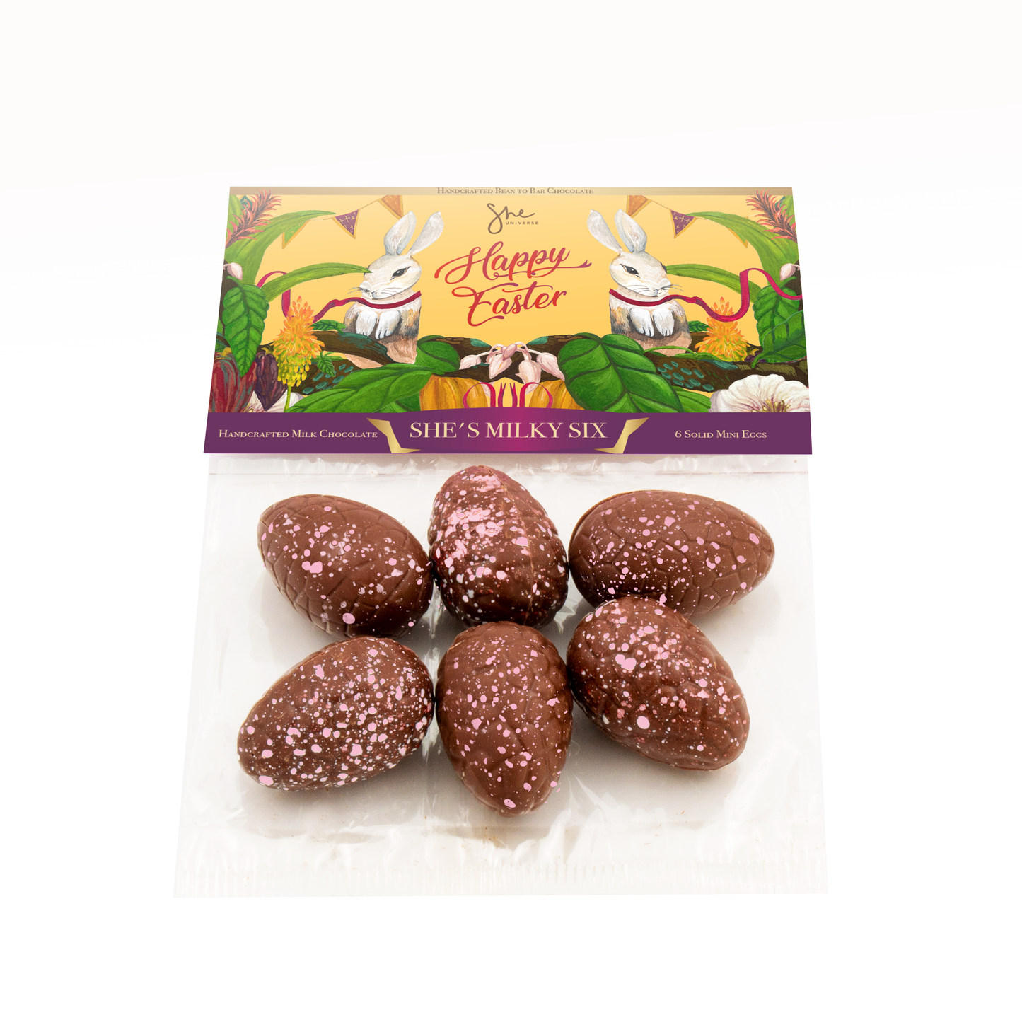 She's Milky Six - 6 Solid Mini Eggs - 66g