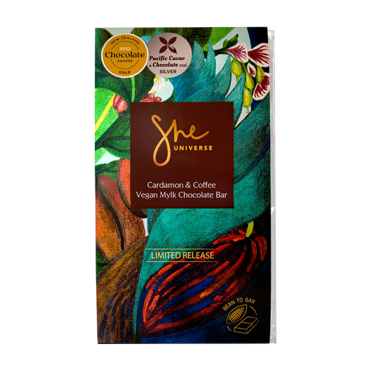 Cardamon & Coffee Mylk Chocolate Bar ❤︎ 80g