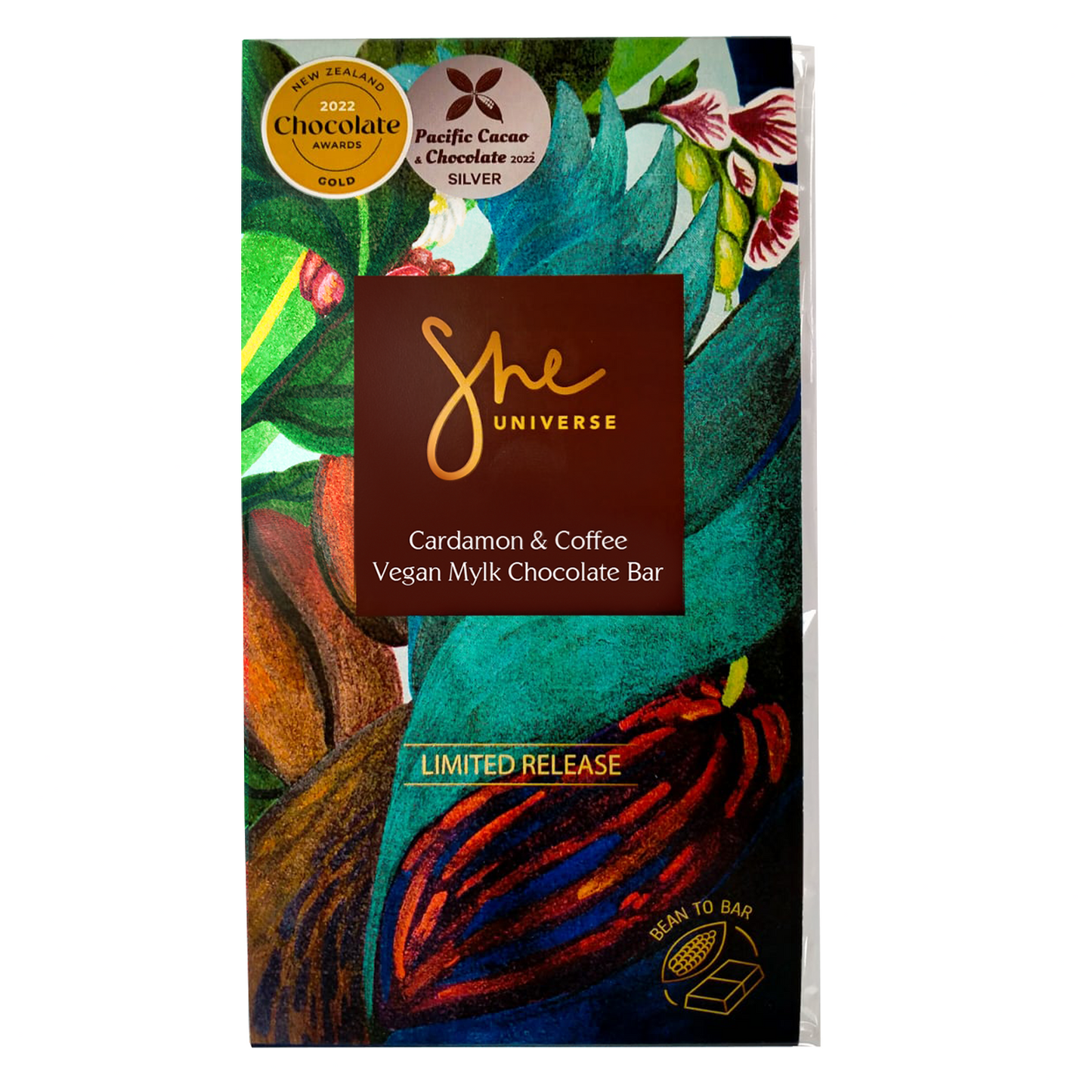Cardamon & Coffee Mylk Chocolate Bar ❤︎ 80g