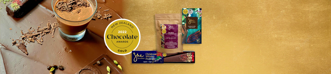 Three Entries, Three Golds in the NZ Chocolate Awards 2022