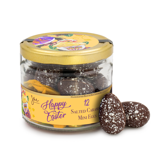 12 Salted Caramel Mini Eggs - 144g