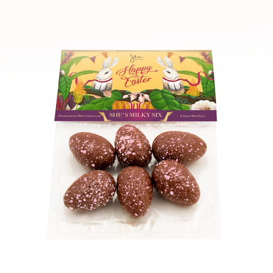 She's Milky Six - 6 Solid Mini Eggs - 66g