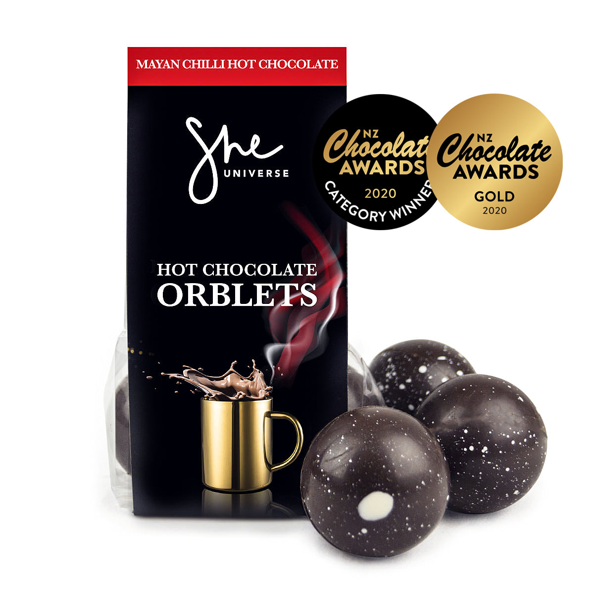 Hot Chocolate Orblets ❤︎ Mayan Chilli 3 Pack 114g